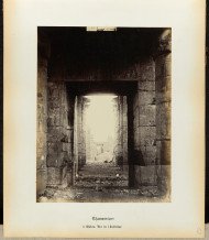 Ramesseum, Interior view 1860