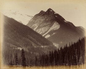 Ross Peak and the Loop from No  19 Snow Shed 1887