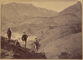 Soldiers on hillside 1878