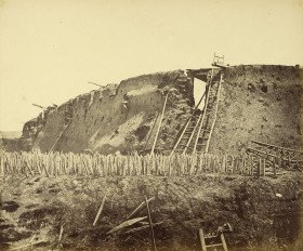 south west corner of the inner (or upper) North Taku Fort 1860